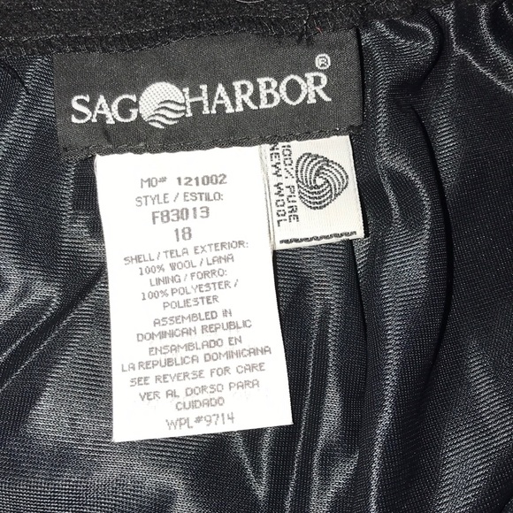 Black Wool Skirt - Picture 2 of 6